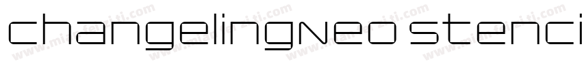 ChangelingNeo Stencil字体转换